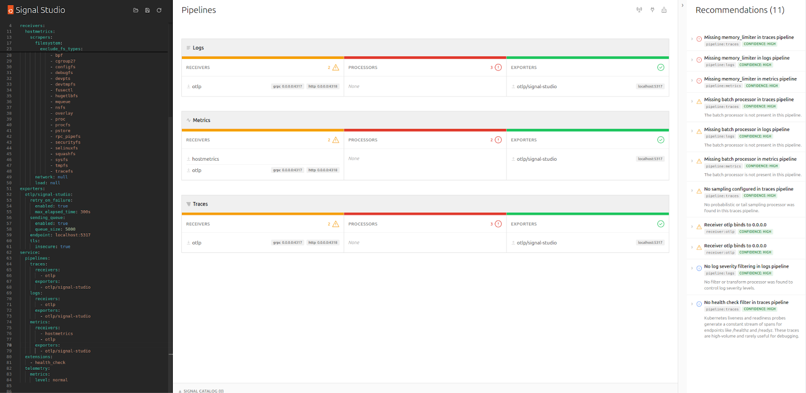 Overview of the User Interface